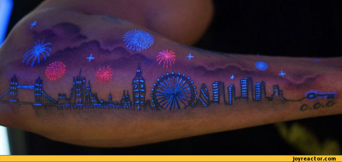 Glow In The Dark Tattoos