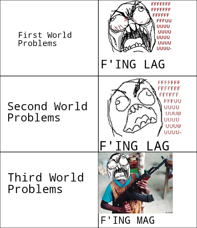 second world problems meme