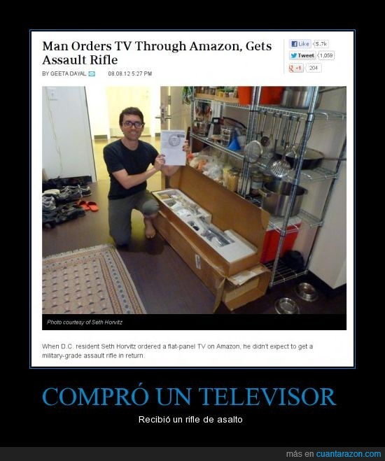 Televisor Por Rifle