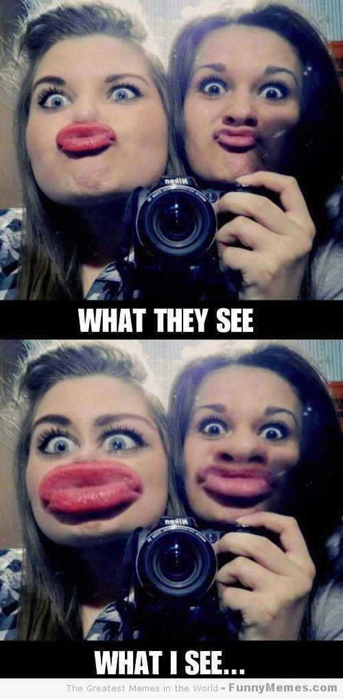 duck face hunting meme