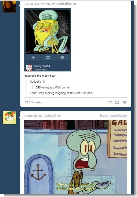 Poor Squidward C Meme By Flutefreak 37 Memedroid