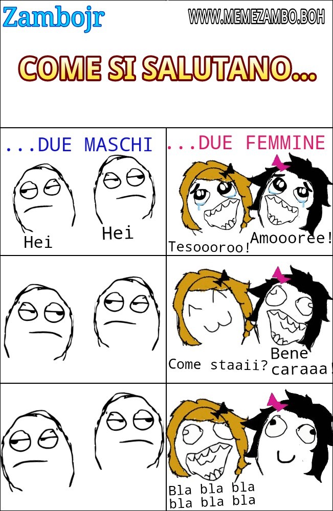 Uomini Contro Donne Meme By Zambojr Memedroid