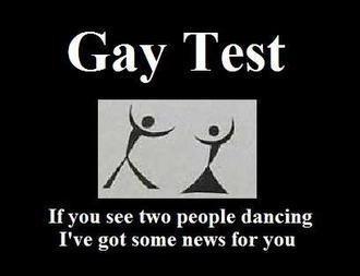 the gay test memes