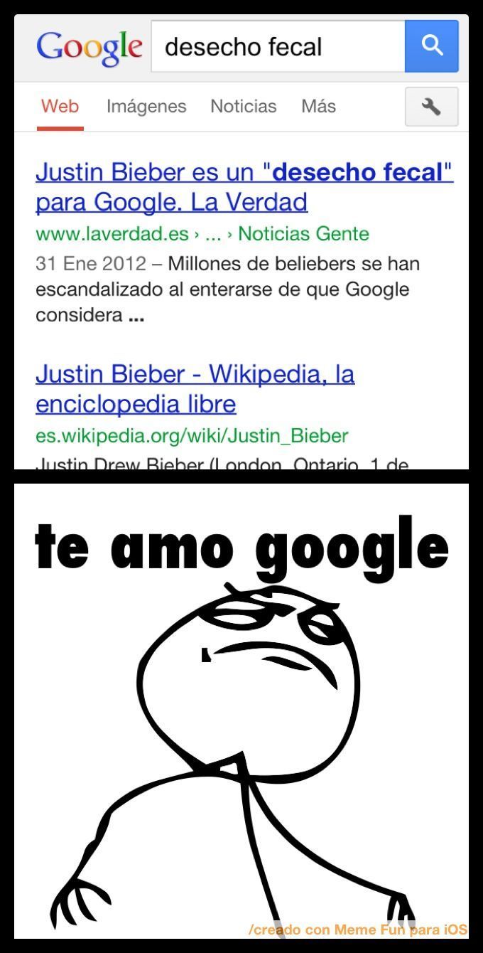 te amo google... Meme subido por benja_josh13 ) Memedroid