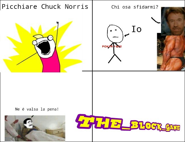 Mai Sfidare Chuck Norris Meme Subido Por The Block Game Memedroid