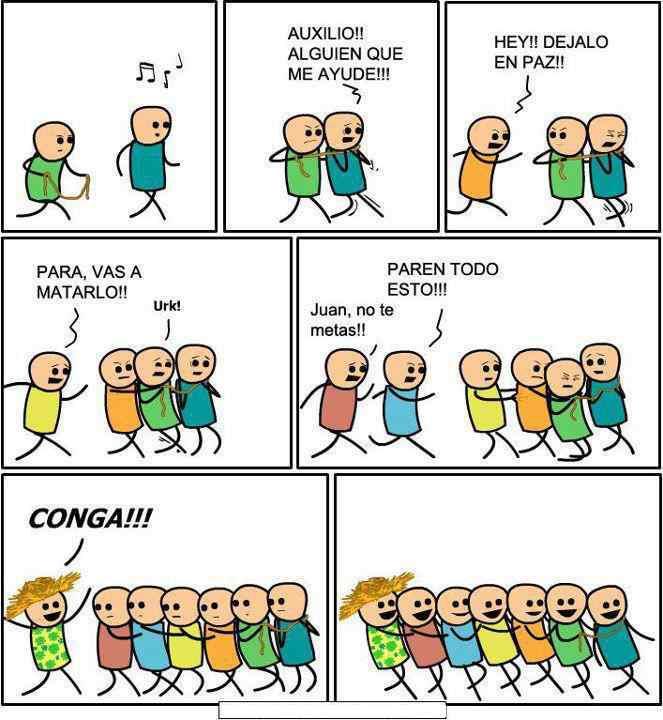 ...Conga! Meme subido por jdms ) Memedroid