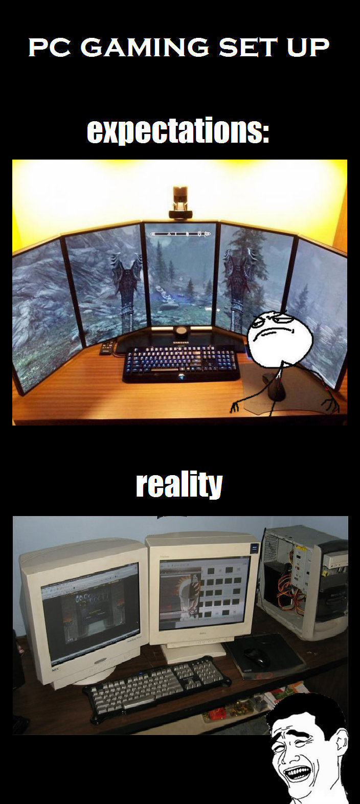 My Gaming Setup XD Meme By Zhentrixcalipso Memedroid