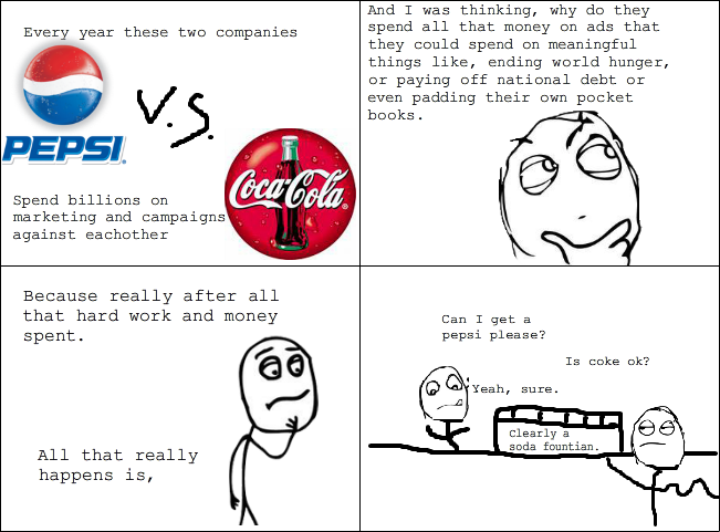Coke vs. Pepsi Rage - meme