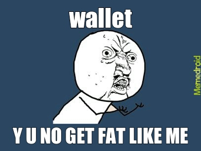 fat wallet - meme
