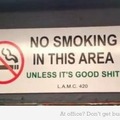 no smoking....
