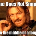 One Does Not Simply.