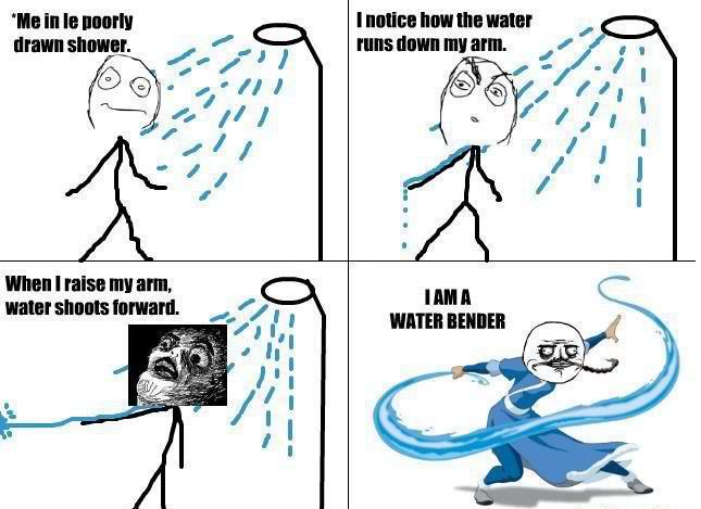 taking a shower - meme