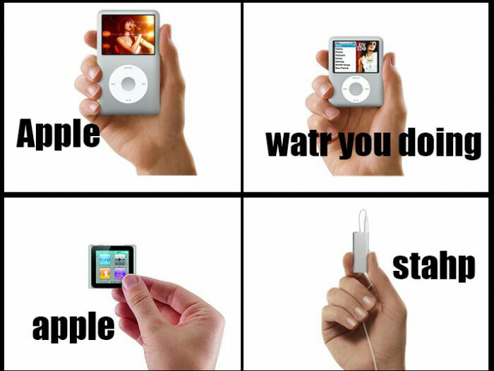 apple stahp - meme