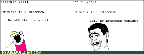 No homework - meme