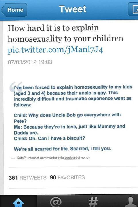 how to explain homosexuality to the kids - meme
