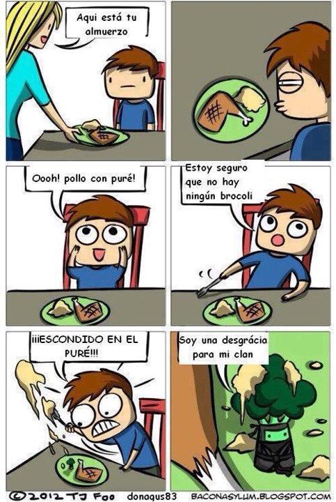 brócoli ninja - meme