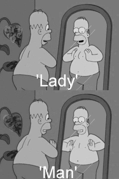 Lady ... Men - meme