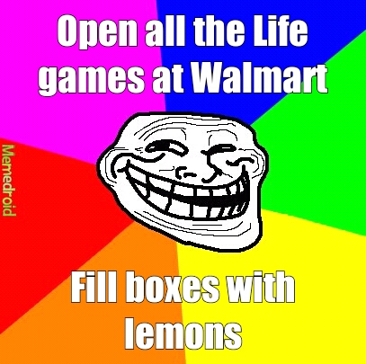 Life lemons - meme