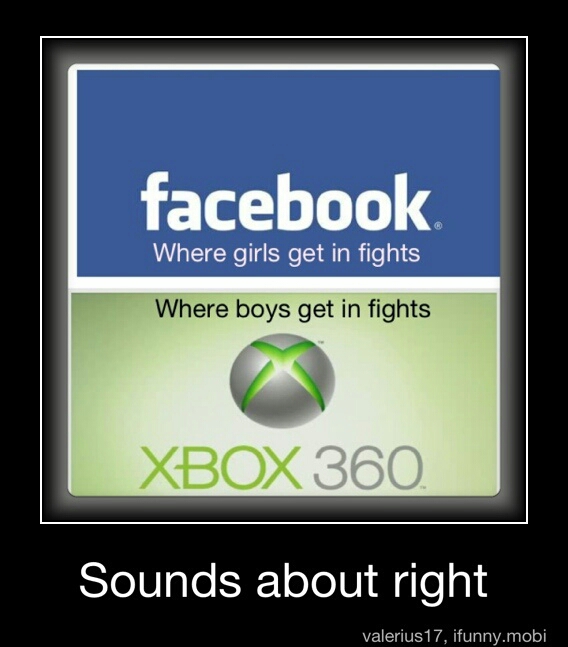 facebook and xbox - meme