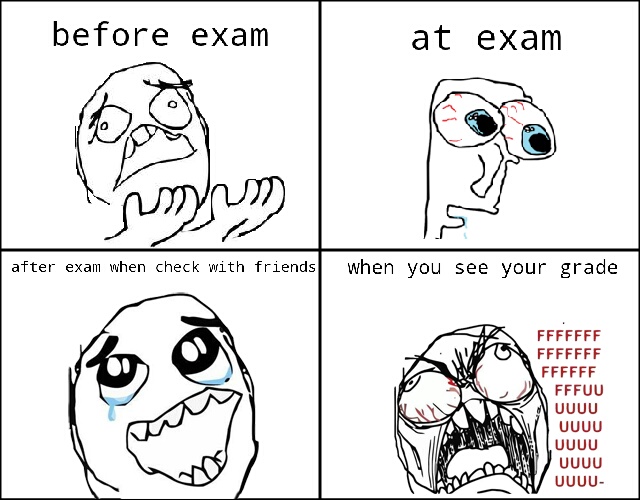 exam !!! - meme