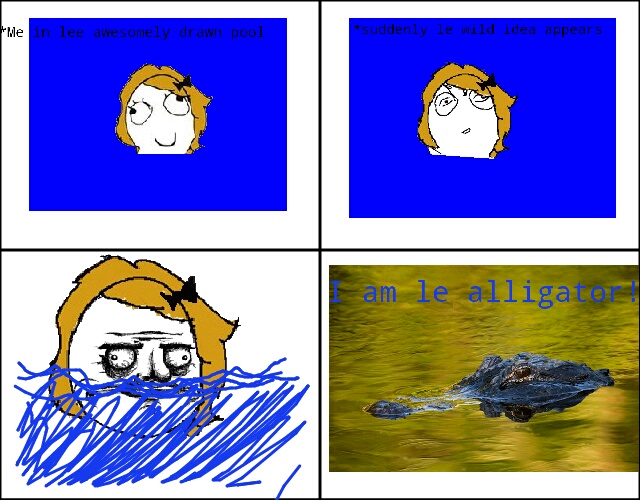 I am le alligator - meme