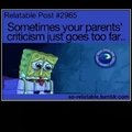 Seeing SpongeBob sad makes me wanna cry. :'(