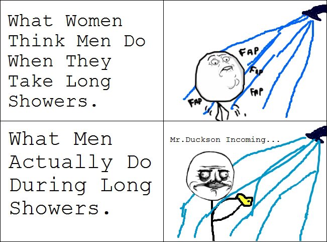Shower time - meme