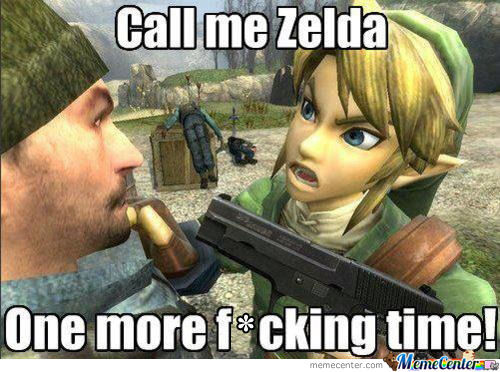 call him Zelda see what happens - meme