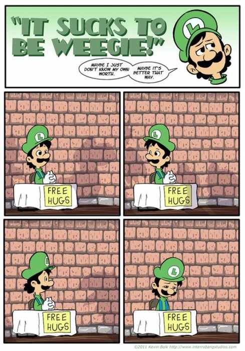 Forever Alone lvl: Luigi - meme