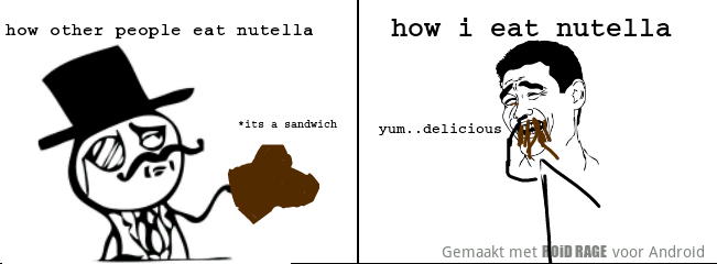 nutella.. the poop of the gods (p.s title loves you ) - meme