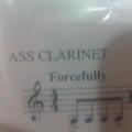 Perks of a bass clarinet... LOL FORCEFULLY