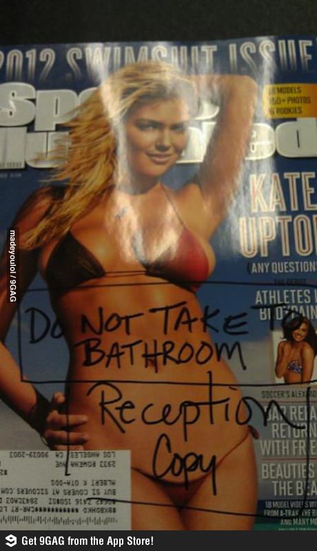 Do not take to bathroom - meme