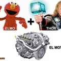 Elmo + Thor =...