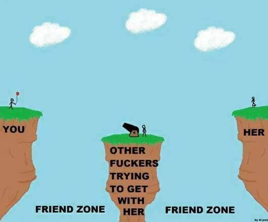 friend zone my ass - meme