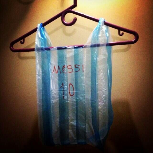 mi nueva camisa de Messi - meme