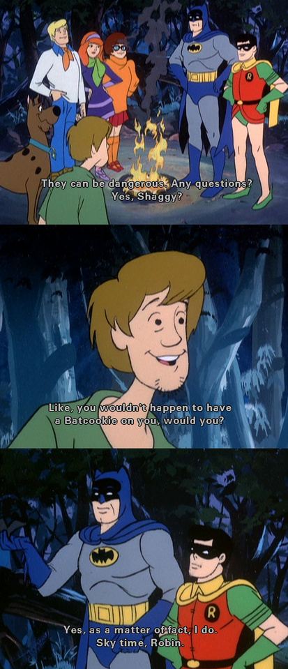 Scooby-Doo V Batman - meme