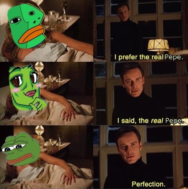 only people with pepe pictures are allowed to comment - meme