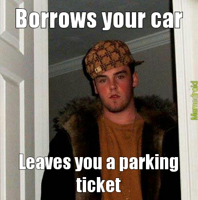 scumbag parking - meme