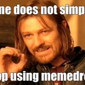 one does not simply