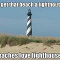 beaches love light houses
