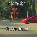 go home sign