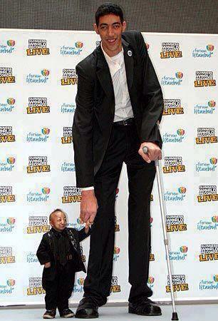worlds tallest-shortest man! :) - meme