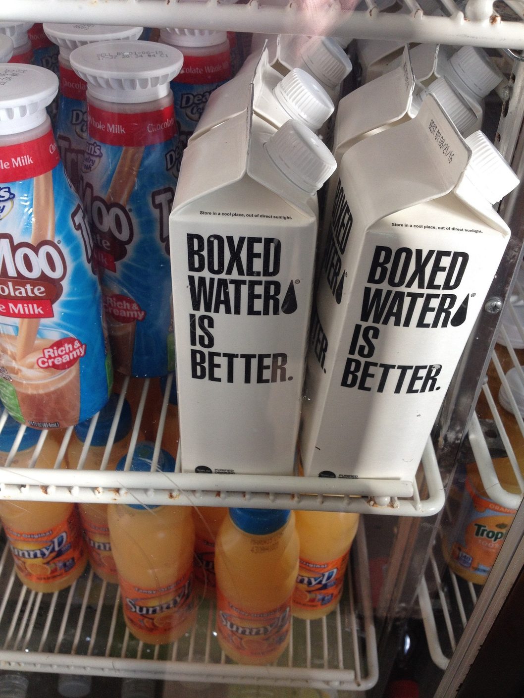 Boxed water is the bomb! - meme