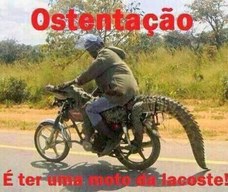 moto lacoste kkkk - meme