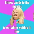 Fat Girl at the movies