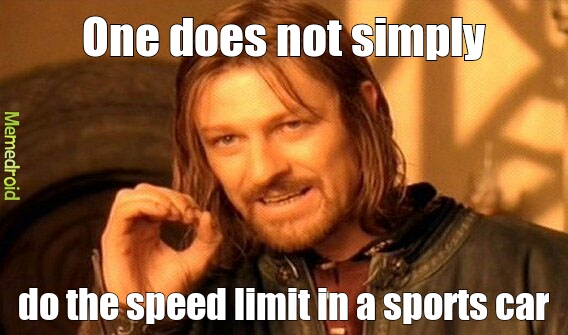 speed limit - meme