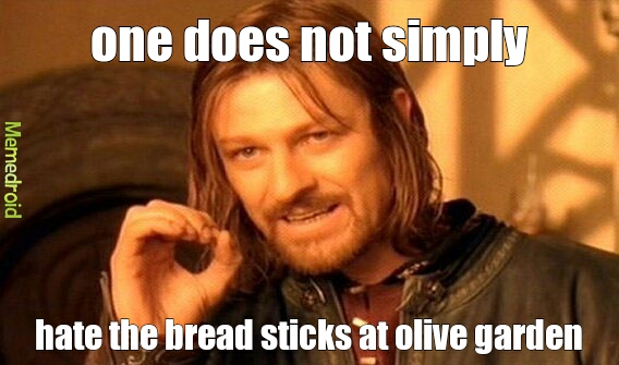 bread sticks - meme