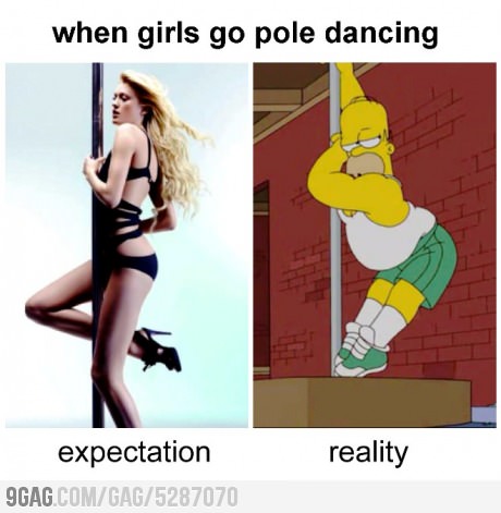 pole dancing - meme