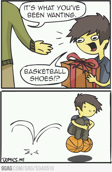 Basketball shoes - meme
