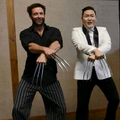 Hugh Jackman does Gangnam with PSY